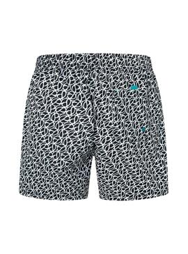 Badehose Pepe Jeans Print Schwarz für Herren