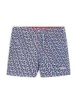 Badehose Pepe Jeans Print Marine für Männer