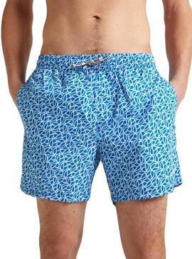 Badehose Pepe Jeans Print Blau für Herren