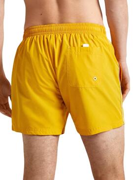 Badehose Pepe Jeans Logo Gelb für Herren