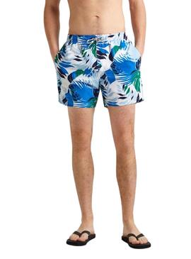 Badehose Pepe Jeans Leaf Blau für Herren