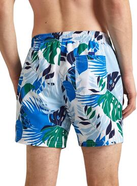 Badehose Pepe Jeans Leaf Blau für Herren