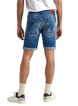 Shorts Pepe Jeans Denim Slim Blau für Herren