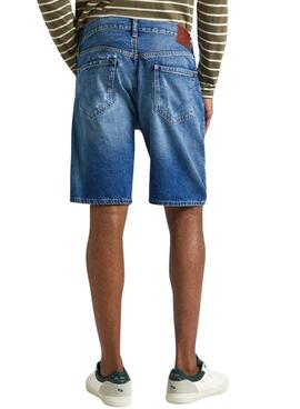 Pepe Jeans Shorts Repair Blau für Herren