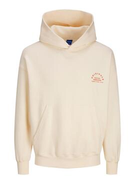 Sweatshirt Jack and Jones Brooklyn beige für Männer.