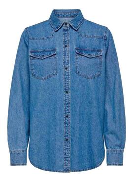 Overshirt Only Peony Denim für Frauen