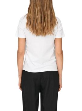 T-Shirt Only Emma Iconic weiß für Damen