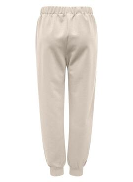 Hose Jogger Only Lalina in Beige für Frauen.