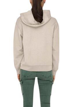 Only hoodie Lalina beige Damen 