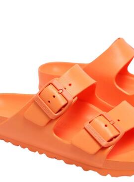 Birkenstock Arizona Sandalen schmal geschnitten orange für Damen