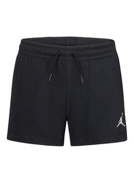 Jordan Essentials Sportshorts in Schwarz für Mädchen.