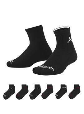 Jordan socken Legend Schwarz für Mädchen und Jungen.