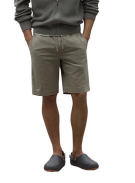 Shorts Ecoalf Ethica in Khaki für Männer.