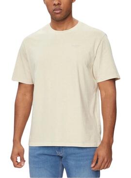 T-Shirt Pepe Jeans Basic mit bedrucktem Logo für Herren.