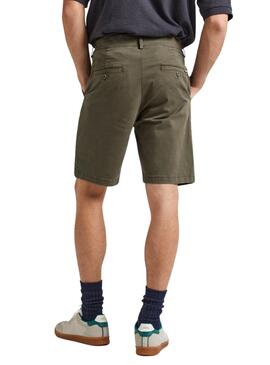 Pepe Jeans Shorts Regular Grün für Herren.