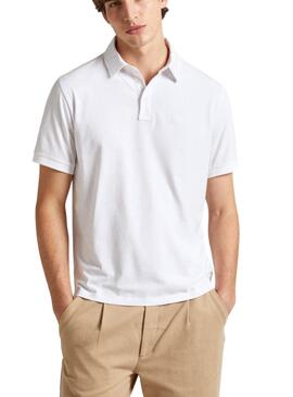 Poloshirt Pepe Jeans Harper Weiß für Herren