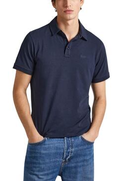 Polo Pepe Jeans Harper Marine für Männer.