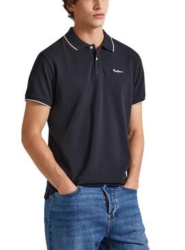 Poloshirt Pepe Jeans Hans Schwarz für Herren