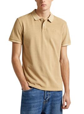 Polo Pepe Jeans New Oliver Beige für Herren