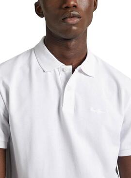 Poloshirt Pepe Jeans New Oliver Weiß für Herren