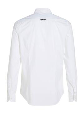 Hemd Calvin Klein Jeans Slim Stretch Weiß für Männer