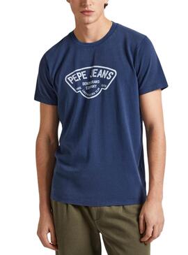 T-shirt Pepe Jeans Cherry Navy für Männer