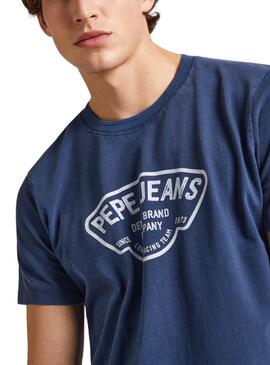 T-shirt Pepe Jeans Cherry Navy für Männer