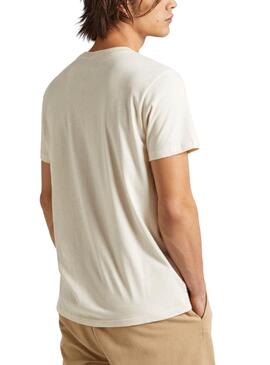 T-shirt Pepe Jeans Craig Beige für Herren