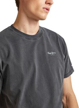 T-Shirt Pepe Jeans Jacko Schwarz für Männer.