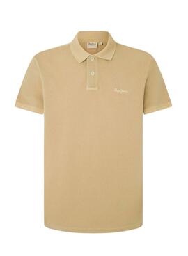 Polo Pepe Jeans Neu Oliver Beige für Herren