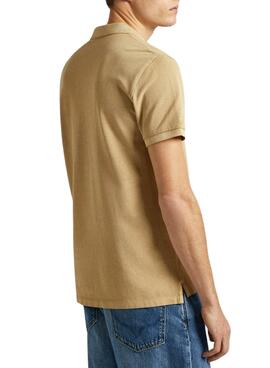 Polo Pepe Jeans Neu Oliver Beige für Herren