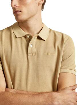 Polo Pepe Jeans Neu Oliver Beige für Herren