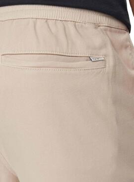 Hose Pepe Jeans Pull On Beige für Herren