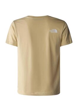 T-Shirt The North Face Teen Neu Beige für Jungen