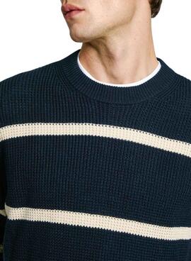 Pullover Pepe Jeans Cairo navy blau für Männer