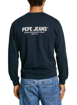 Sweatshirt Pepe Jeans Sam in Marineblau für Männer