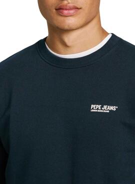 Sweatshirt Pepe Jeans Sam in Marineblau für Männer