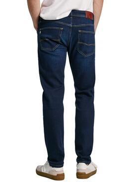 Dunkle Pepe Jeans Stanley Denim Jeans für Herren