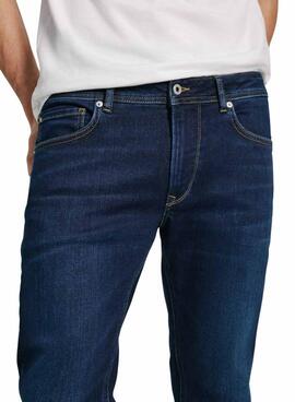 Dunkle Pepe Jeans Stanley Denim Jeans für Herren