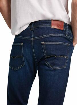 Dunkle Pepe Jeans Stanley Denim Jeans für Herren