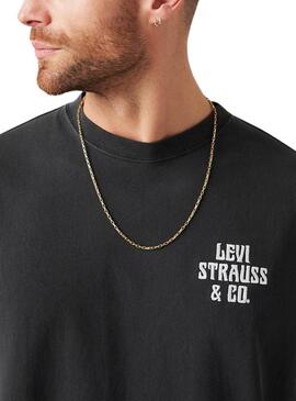 Levis Vintage schwarzes T-Shirt für Männer