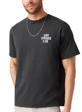 Levis Vintage schwarzes T-Shirt für Männer