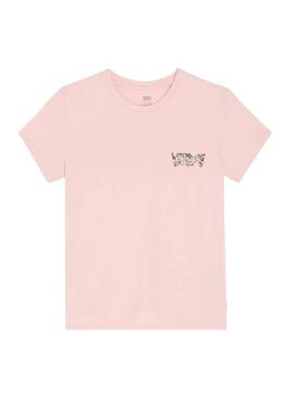 T-Shirt Levis The Perfect Tee in Neutrals rosa für Frauen