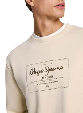 Sweater Pepe Jeans Simon beige für Männer