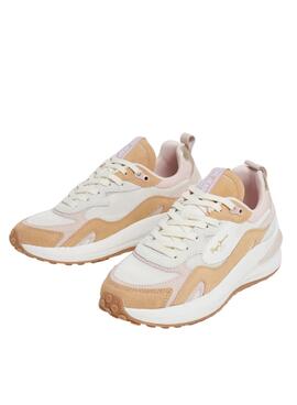 Sneakers Pepe Jeans Winslow Urban camel für Frauen