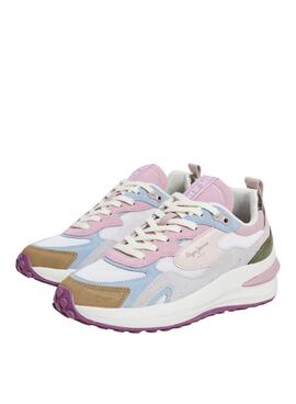 Sneaker Pepe Jeans Winslow Urban in Rosa für Damen