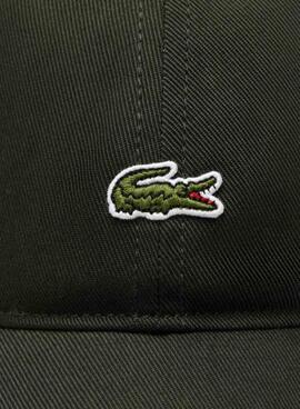 Grünes Lacoste Basic Cap für Männer