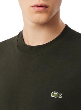 Grünes Basic-T-Shirt von Lacoste für Männer