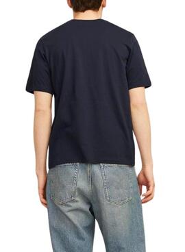 T-Shirt Jack and Jones Marine Logo für Männer