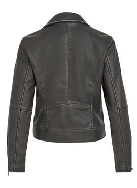 Bikerjacke Vila Vicara in Schwarz für Frauen